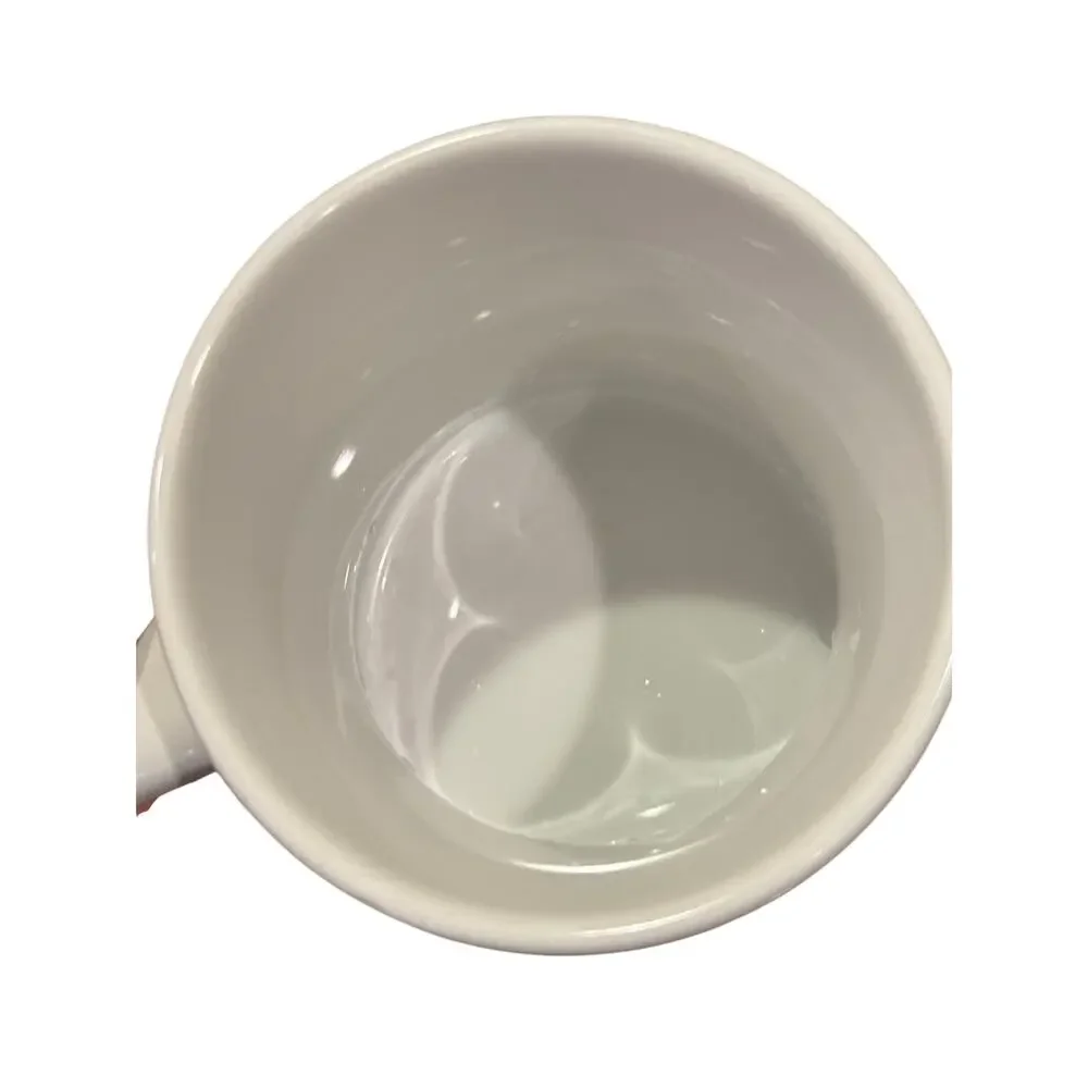 Krispy Kreme Doughnuts Raised Logo Diner Style Ceramic 16oz Coffee Mug